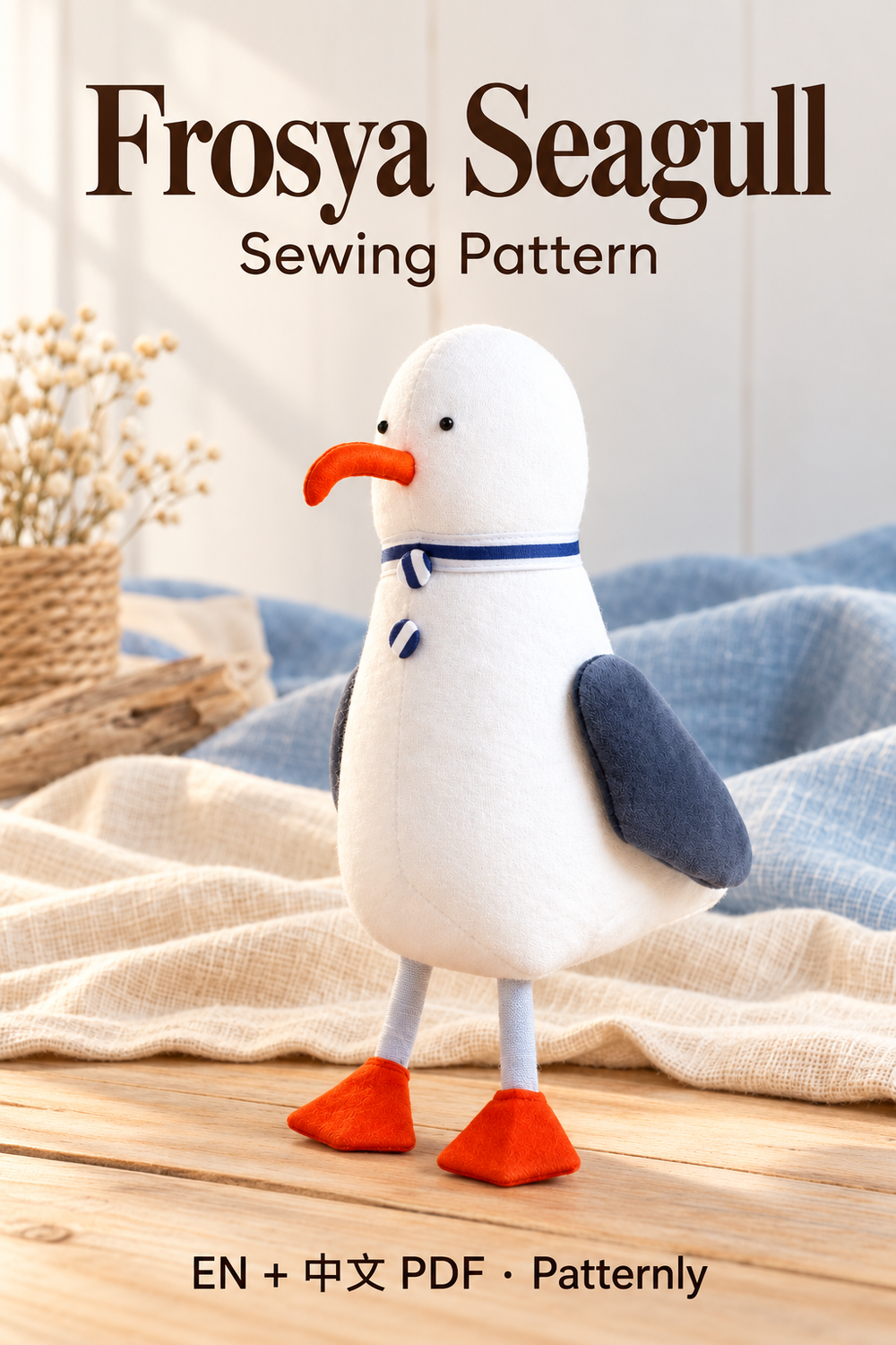 Frosya Seagull Sewing Pattern cover