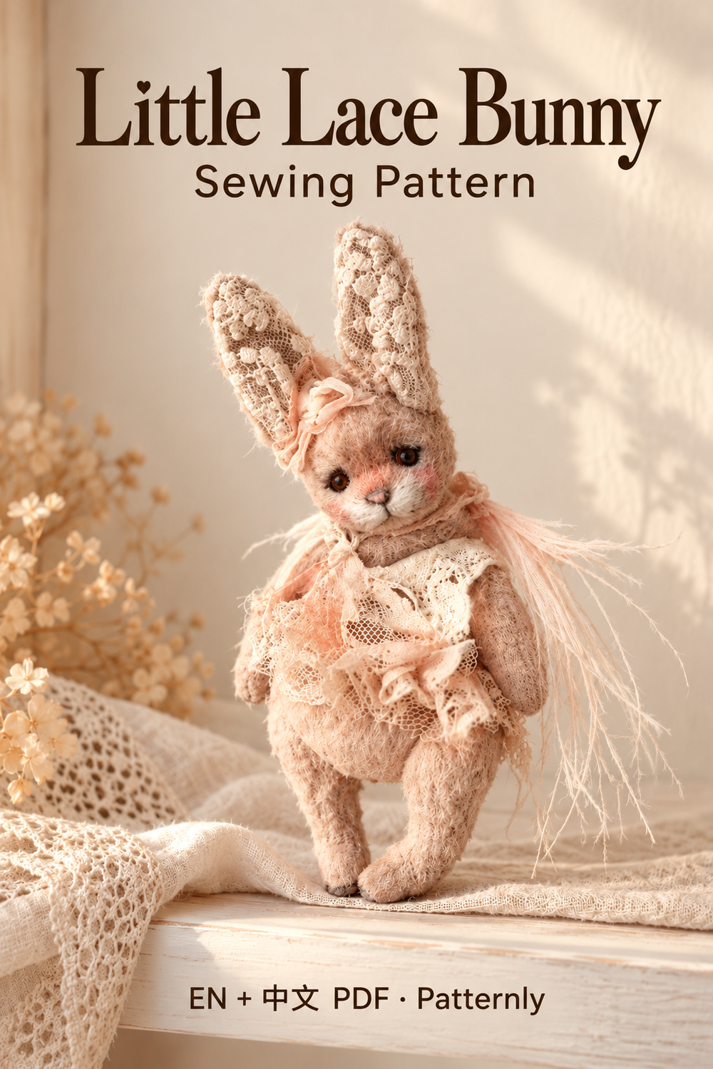 Little Lace Bunny Sewing Pattern cover