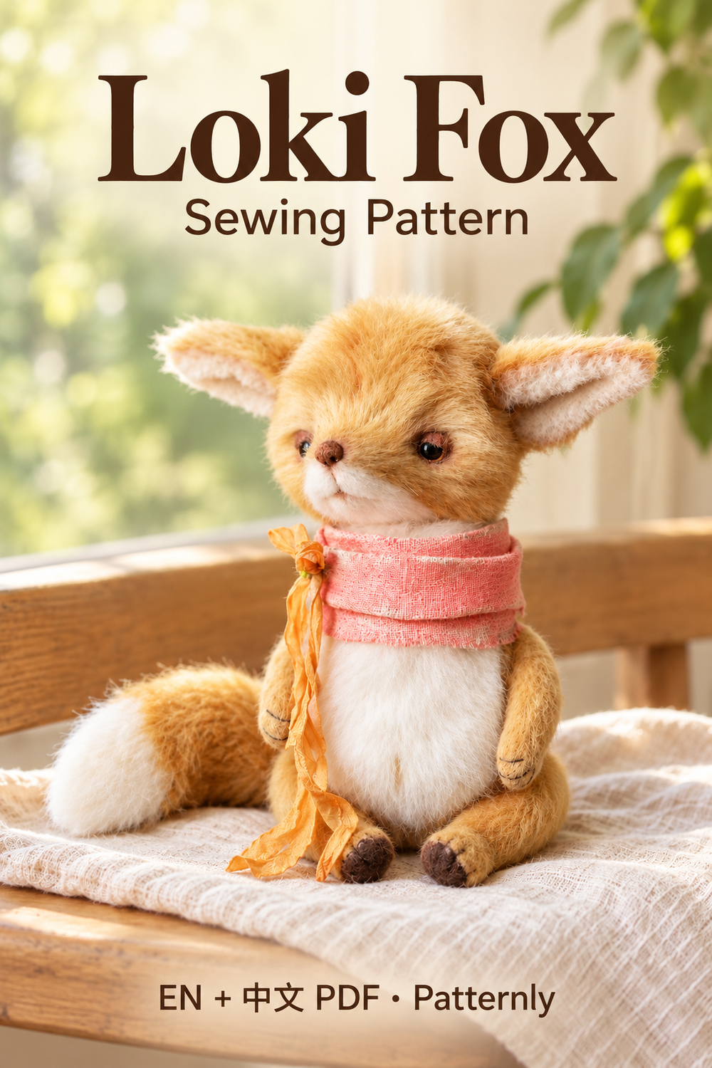 Loki Fox Sewing Pattern cover