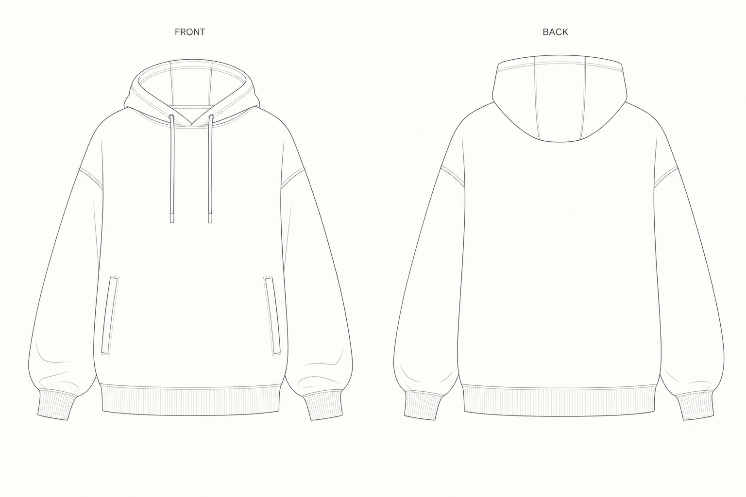 pattern-1314 front and back technical drawing