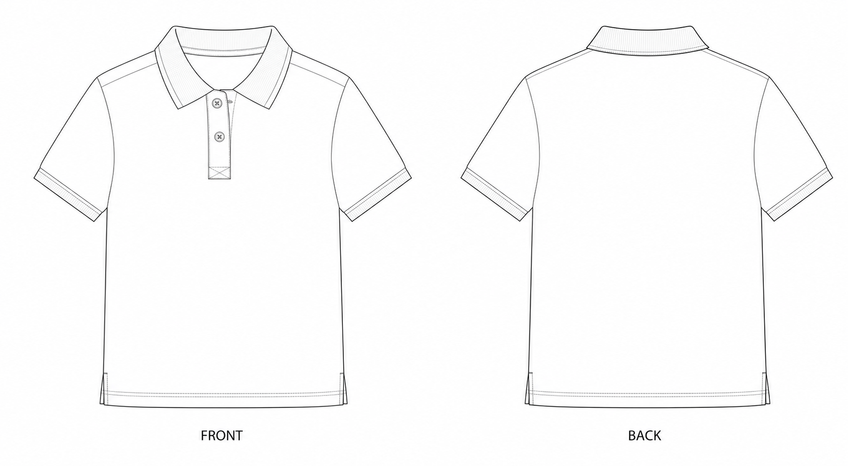 pattern-161 front and back technical drawing