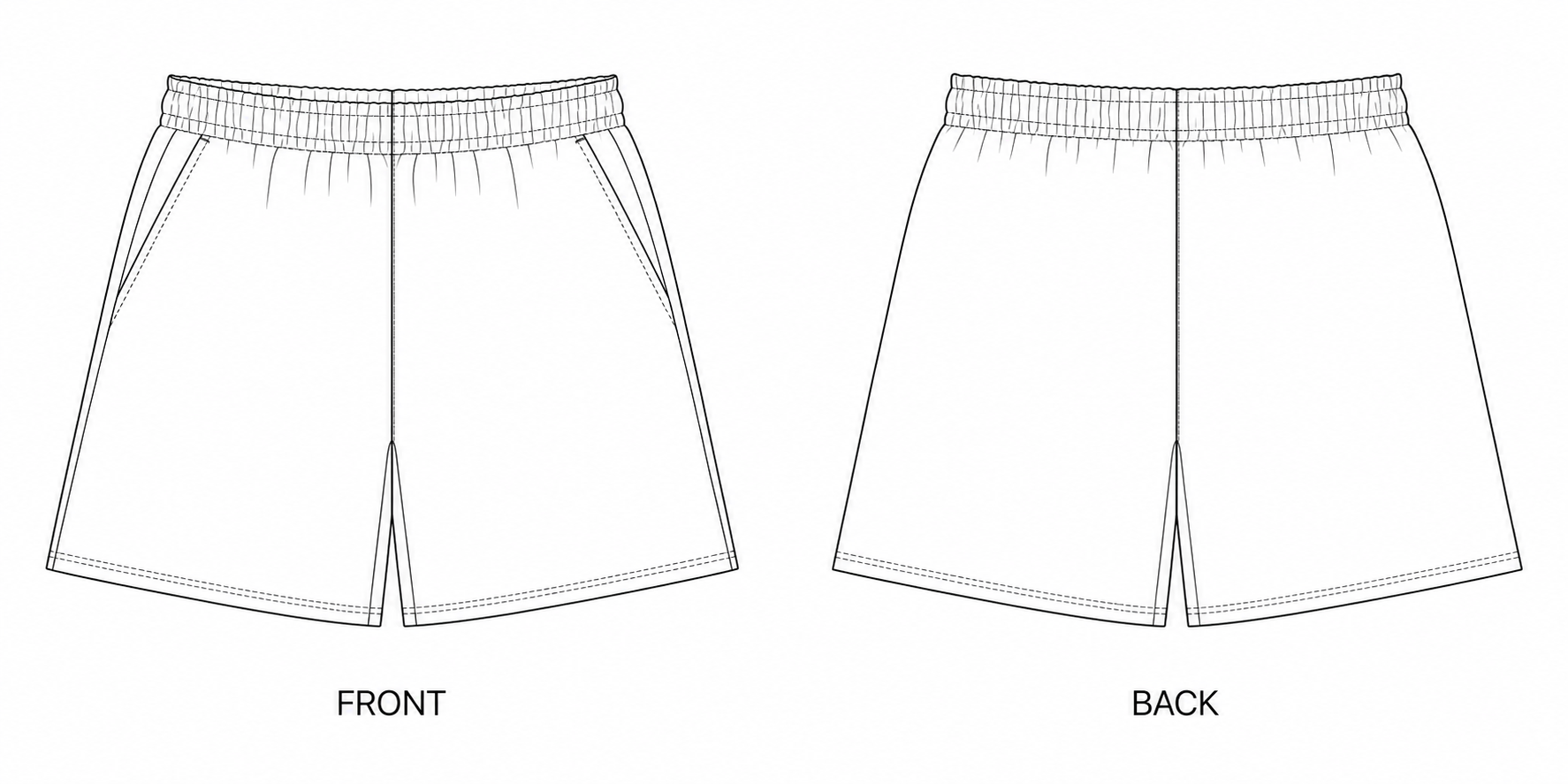 pattern-2013 front and back technical drawing