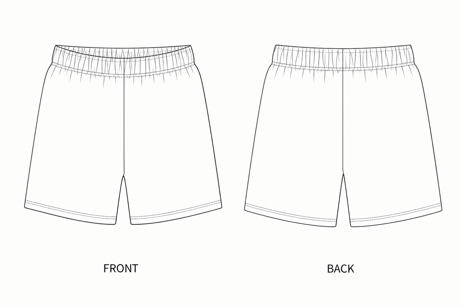 pattern-2341 front and back technical drawing