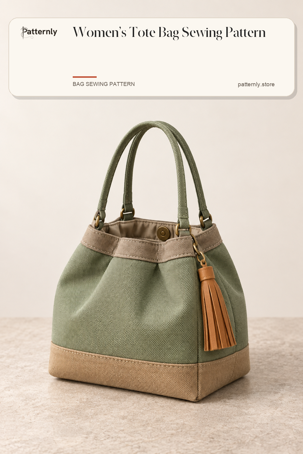Women’s Tote Bag Sewing Pattern 9030 cover