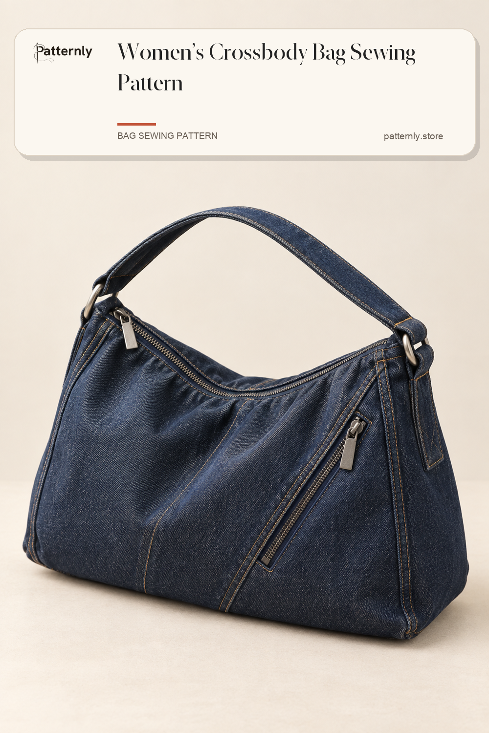 Women’s Crossbody Bag Sewing Pattern 9039 cover