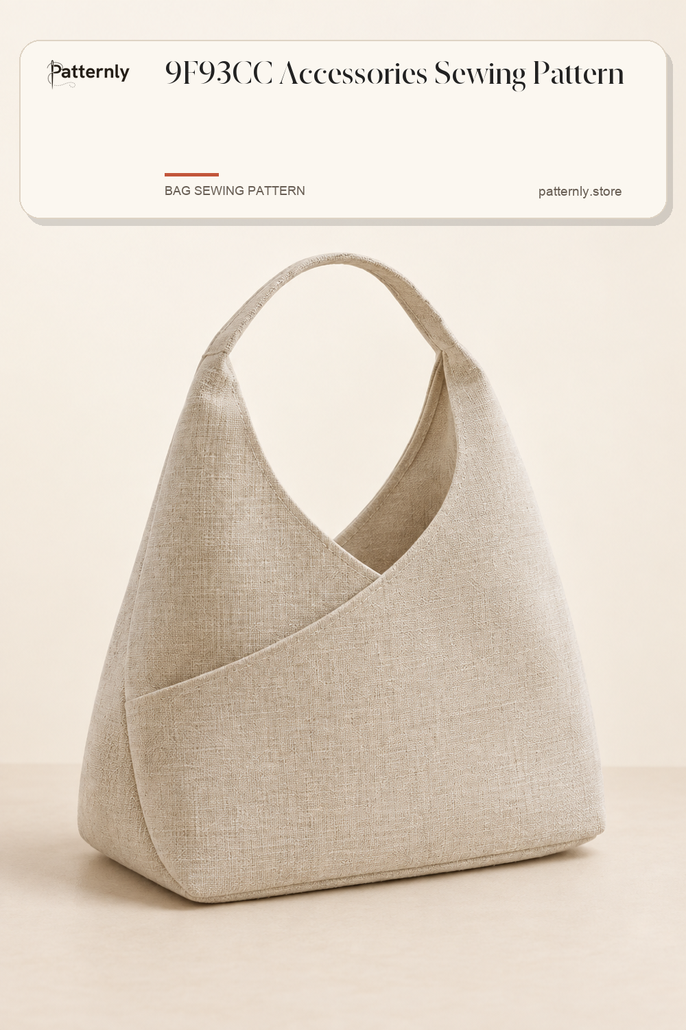 9F93CC Accessories Sewing Pattern Patternly sewing pattern Pin