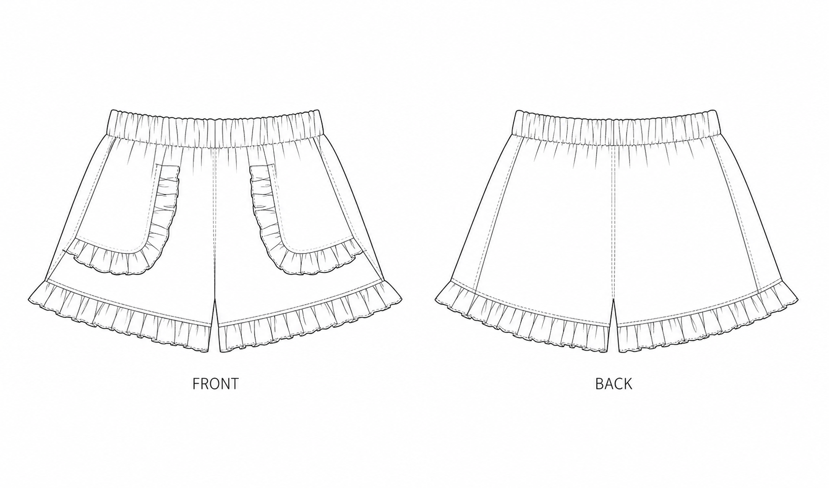 pattern-xanger-2023-free-05 front and back technical drawing