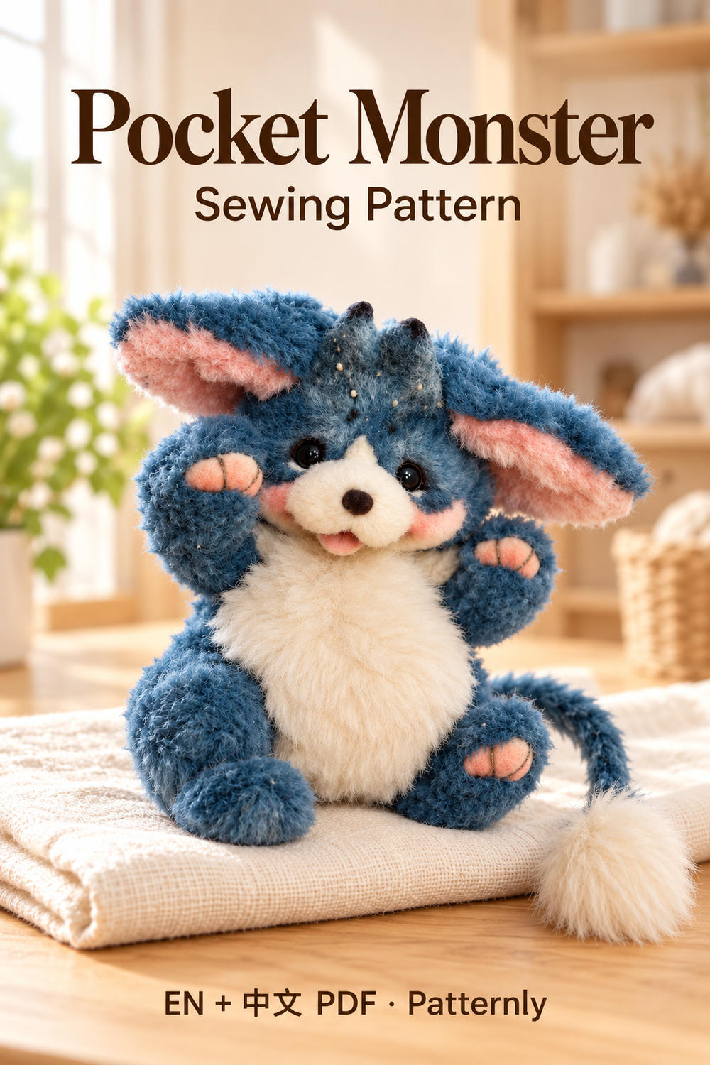 Pocket Monster Sewing Pattern cover