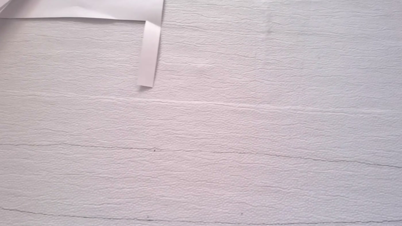 A continuous full side-panel outline completed by tracing the same half template twice